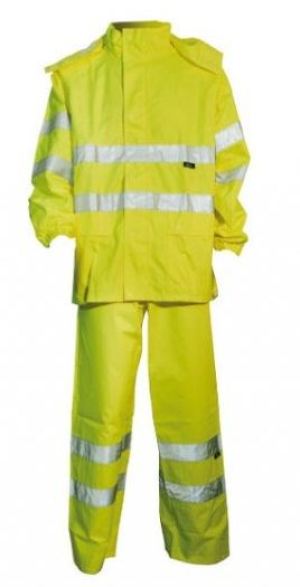 Beta Tools Komplet przeciwdeszczowy ostrzegawczy spodnie + kurtka XL żółty - VWJK67-68Y 1