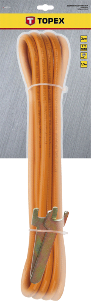 Topex Wąż przyłączeniowy do gazu 2m - 44E152 2