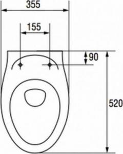 Deska sedesowa Cersanit Mito Red (TK001-007) 3