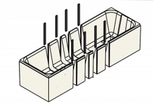 SCHEDPOL Nośnik styropianowy do wanny Stabilsound (1.028/W) 2