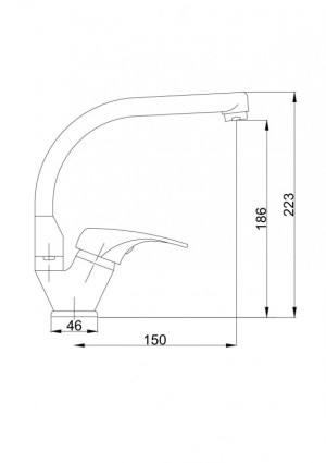 Bateria kuchenna Hydroland Atut stojąca chrom (B395L) 2