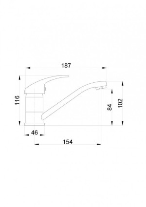 Bateria kuchenna Hydroland Jowisz stojąca chrom (B385K) 2