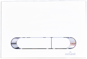 Przycisk spłukujący Cersanit HI-TEC Tear do WC biały (K97-259) 1