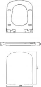 Deska sedesowa Cersanit Colour (K98-0092) 3