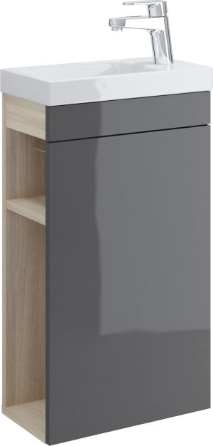 Cersanit Szafka podumywalkowa Smart 40cm szary + brąz (S568-023) 1