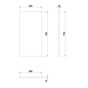 Cersanit Front Colour 40cm szary (S571-012) 2