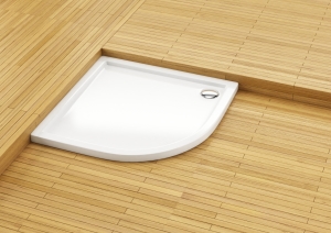Brodzik Aquaform Vico półokrągły narożny 90 cm x 90 cm (200-08002P) 1