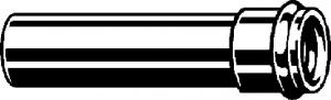 Syfon Viega Przedłużka syfonu z mufą i pierścieniem chrom (102647) 1