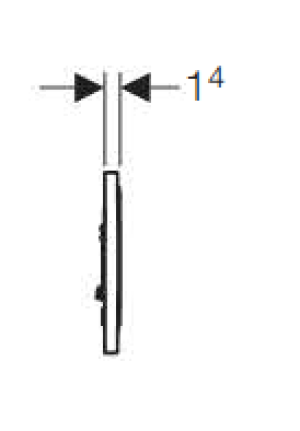 Przycisk spłukujący Geberit Sigma 10 do WC chrom mat (115.758.KJ.5) 3