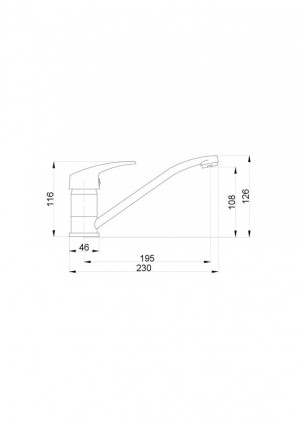 Bateria kuchenna Hydroland Atut stojąca chrom (B395) 2