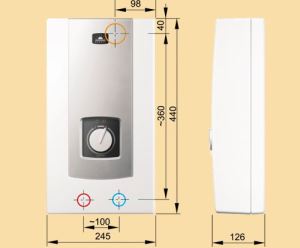 Przepływowy podgrzewacz wody Kospel PPH2-15 15 kW  (PPH2-15.PL) 3