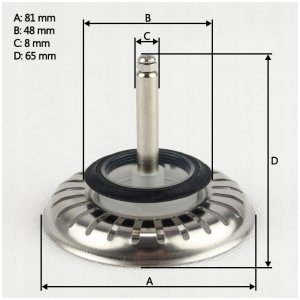 Syfon Franke Korek MET. DOPŁ. 3,5 " AUTOMAT LOGO // 133.0005.611 5