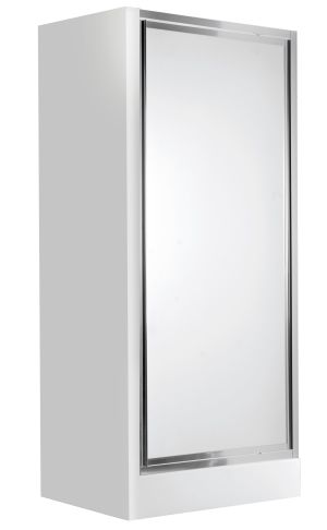 Deante Drzwi wnękowe uchylne FLEX 80cm szkło szronione profil chrom - KTL 612D 1