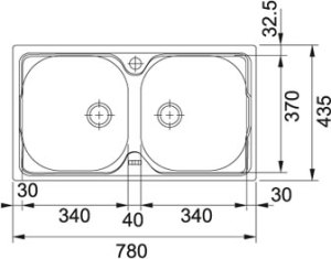 Zlewozmywak Franke Colibri CIL 620 stal szlachetna len (101.0294.268) 2