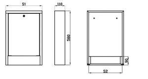 Gorgiel Szafka natynkowa SGN-5 do rozdzielacza bez układu mieszania - 1041111160 2