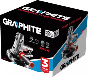 Szlifierka Graphite Szlifierka do gipsu 1050W, tarcza 225 mm, z systemem odpylania 59G262 2