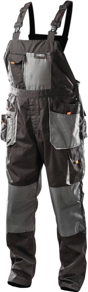 Neo Spodnie robocze na szelkach r.L/52 (81-240-L) 1