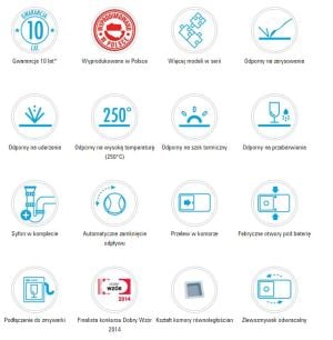 Zlewozmywak Deante Zlewozmywak 1-komorowy z ociekaczem Zorba piaskowy ZQZ 7113 4