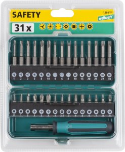 Wolfcraft Zestaw bitów specjalnych  Safety 31 cz. (WF1386000) 4