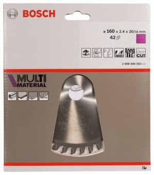 Bosch Tarcza pilarska 160x20x2,4mm 42z. Multi Material (2.608.640.503) 2