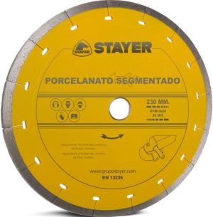 Stayer Tarcza diamentowa 180x22,2/25,4mm PORCELANTO SEGMENT - STA-D180PS 1