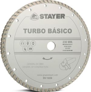 Stayer Tarcza diamentowa 125x22,2mm TURBO BASICO - (STA-D125TB) 1