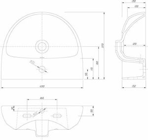 Umywalka Koło Nova Pro 45cm (M32145000) 2