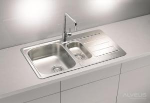 Zlewozmywak Alveus Zlewozmywak LINE 70 Start len + syfon 3,5" 790x500mm 1,5K - 1082081 5