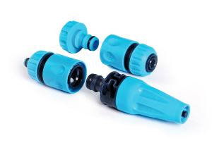 Cellfast Zestaw 4-części ze zraszaczem prostym 1/2" - 5/8" (50-500) 2