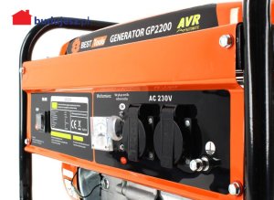 Agregat Best-Tools Generator prądu BEST-GP2200 2,2kW 2 gniazda 230V AVR 3