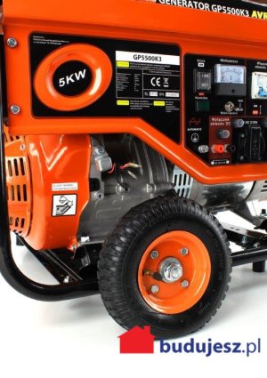 Agregat Best-Tools Generator prądu 5,5kW 3 gniazda 230V 1 gniazdo 400V AVR (BEST-GP5500K3) 3