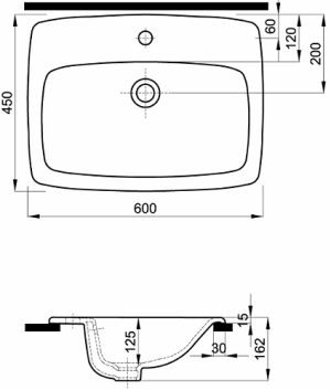Umywalka Koło Nova Pro 60cm (M31861000) 2