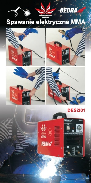 Dedra Spawarka inwertorowa 200A - DESI201 7