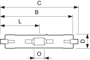 Philips Lampa metalohalogenkowa MHN-TD RX7s 150W (871829121536300) 2