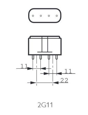Świetlówka kompaktowa Philips PL-L 2G11 36W (871150070675140) 3