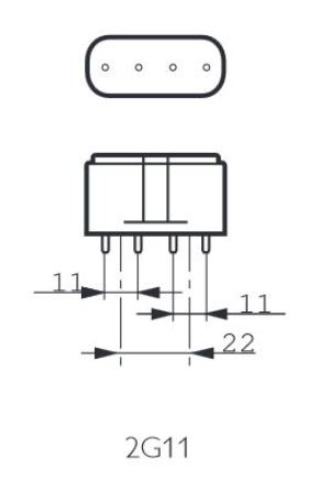 Świetlówka kompaktowa Philips PL-L 2G11 18W (871150070669040) 3