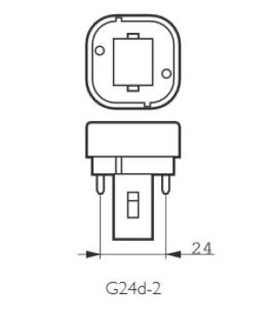 Świetlówka kompaktowa Philips PL-C G24d-2 18W (871150062093470) 3