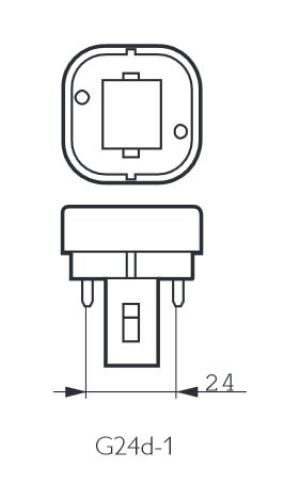 Świetlówka kompaktowa Philips G24d-1 13W (871150062086670) 3