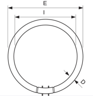 Świetlówka Philips Master TL5 Circular kołowa 2GX13 55W 4200lm 3000K (871150064279025) 2