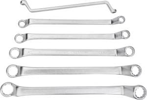 Neo Zestaw kluczy oczkowych odgiętych 6-32mm 12szt. (09-952) 2