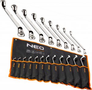 Neo Zestaw kluczy oczkowych odgiętych 6-32mm 12szt. (09-952) 1
