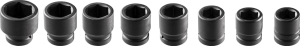 Neo Zestaw nasadek udarowych 6-kątnych 3/4" 26-38mm 8szt. (12-115) 1