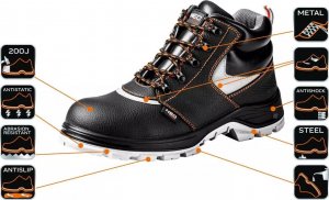 Neo Trzewiki robocze skórzane rozmiar 40 (82-021) 6