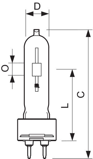 Philips Lampa metalohalogenkowa MasterColour CDM-T G12 35W (871150019697215) 2