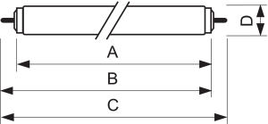 Świetlówka Philips TL-X XL liniowa T9 FA6 40W 2300lm 4100K (871150026137340) 2