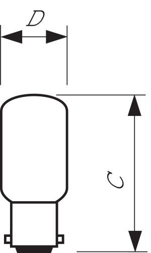 Philips Żarówka do maszyny do szycia APP 20W 230V B15D 2