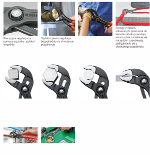 Knipex Szczypce do rur Cobra 300mm PCV (87 01 300) 2