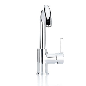 Bateria umywalkowa Deante Floks stojąca chrom (BCF 024M) 3