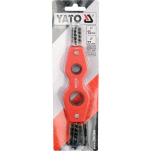 Yato Szczotka wewnętrzna do rur miedzianych 2w1 Ø=15 i 22mm (YT-63705) 2