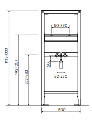 Stelaż Koło Technic GT do umywalki (99402000) 2